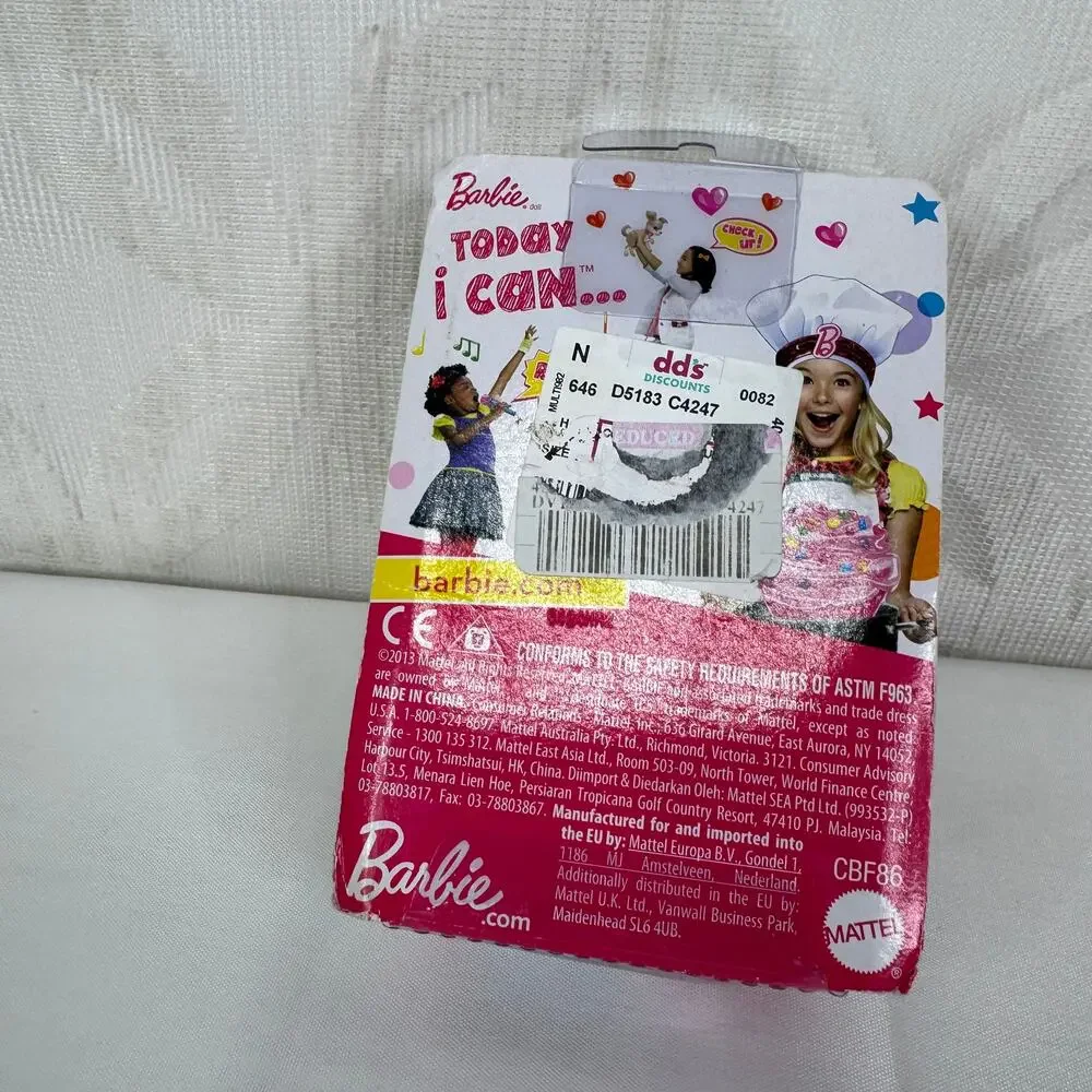 Mattel barbie can